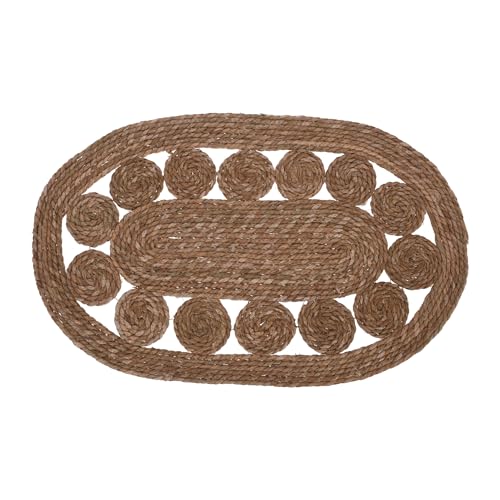 WELL HOME MOBILIARIO & DECORACIÓN Ovaler Teppich aus Totora-Blatt, 80 x 50 cm WELL HOME MOBILIARIO & DECORACIÓN Ovaler Teppich aus Totora-Blatt, 80 x 50 cm von WELL HOME MOBILIARIO & DECORACIÓN