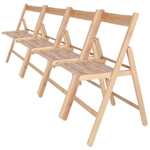 WELL HOME MOBILIARIO & DECORACIÓN Packung mit 4 Stühlen BAS aus Buchenholz, lackiert von WELL HOME MOBILIARIO & DECORACIÓN