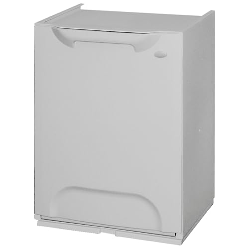 WELL HOME MOBILIARIO & DECORACIÓN Recycling-Mülleimer aus Polypropylen, grau, Behälter 20 l von WELL HOME MOBILIARIO & DECORACIÓN