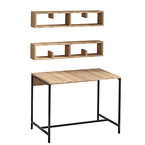 WELL HOME MOBILIARIO & DECORACIÓN Schreibtisch, braun, 100x74x60 WELL HOME MOBILIARIO & DECORACIÓN Schreibtisch, braun, 100x74x60 von WELL HOME MOBILIARIO & DECORACIÓN