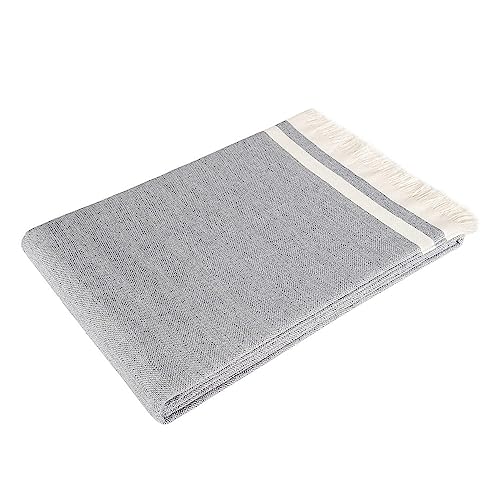 WELL HOME MOBILIARIO & DECORACIÓN Sofabezug, kariert, 170 x 230 cm, Grau, Baumwolle WELL HOME MOBILIARIO & DECORACIÓN Sofabezug, kariert, 170 x 230 cm, Grau, Baumwolle von WELL HOME MOBILIARIO & DECORACIÓN