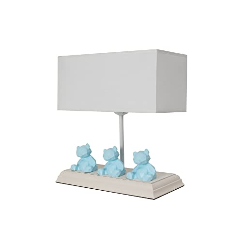WELL HOME MOBILIARIO & DECORACIÓN Tischleuchte mit Mdf, blau, Volga Kollektion, 26x12x28, Fassung E 27 Max 60 W WELL HOME MOBILIARIO & DECORACIÓN Tischleuchte mit Mdf, blau, Volga Kollektion, 26x12x28, Fassung E 27 Max 60 W von WELL HOME MOBILIARIO & DECORACIÓN