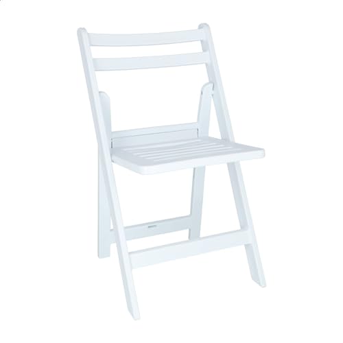 WELL HOME Klappstuhl 44x39x78,5cm weiß ELO von WELL HOME MOBILIARIO & DECORACIÓN