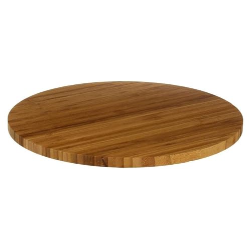 WELL HOME - Plateau rotatif en bambou beige von WELL HOME MOBILIARIO & DECORACIÓN
