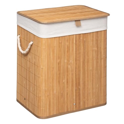 WELL HOME Wäschekorb aus natürlichem Bambus von WELL HOME MOBILIARIO & DECORACIÓN