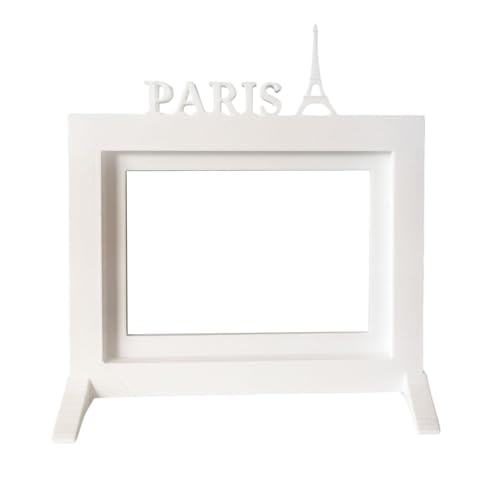 Well Home - Bilderrahmen für Tisch oder Wand, Modell Paris/Rahmengröße 24 x 22,5 x 1,5 cm für Fotos mit 15 x 20 cm, Weiß von WELL HOME MOBILIARIO & DECORACIÓN
