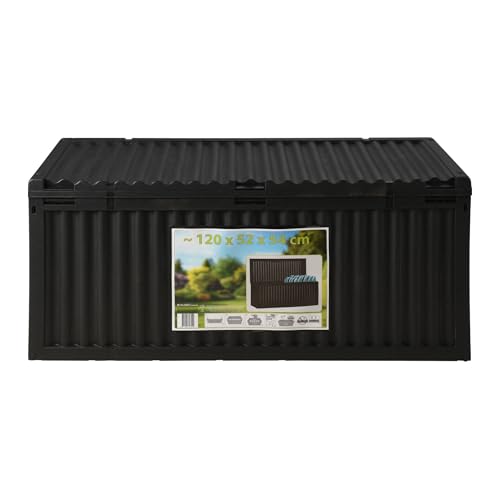 Well Home Gartentruhe 295 Liter Graphit Aluminium von WELL HOME MOBILIARIO & DECORACIÓN