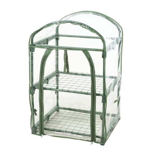 Well Home Gewächshaus mit 2 Ebenen, mit Metallrahmen, 50 x 45 x 84 cm von WELL HOME MOBILIARIO & DECORACIÓN