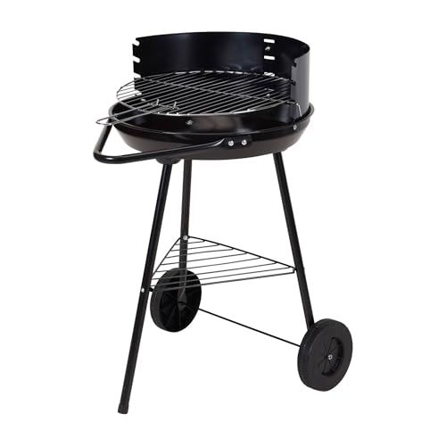 Well Home Holzkohlegrill für Grill, 40 cm, kompakte Größe, robuste Dicke und praktisches Zubehör im Lieferumfang enthalten von WELL HOME MOBILIARIO & DECORACIÓN