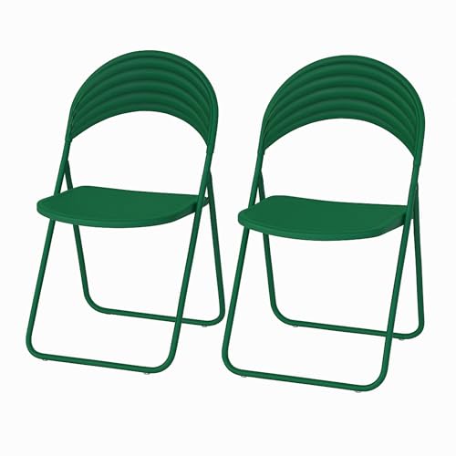 Well Home KALUPO Set mit 2 Stühlen, Grün, aus Metall, 42 x 46 x 78 cm von WELL HOME MOBILIARIO & DECORACIÓN