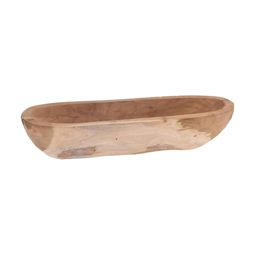 Well Home Kanuschale aus Teakwurzelholz, 40 x 11 x 7 cm von WELL HOME MOBILIARIO & DECORACIÓN