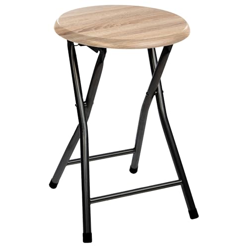 Well Home Klapphocker aus MDF, Ø 30 x 46,5 cm von WELL HOME MOBILIARIO & DECORACIÓN