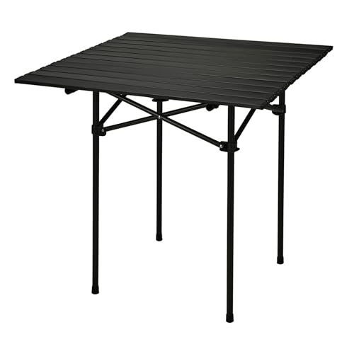 Well Home Klapptisch aus Metall, Farbe Schwarz, 70 x 70 x 69 cm von WELL HOME MOBILIARIO & DECORACIÓN