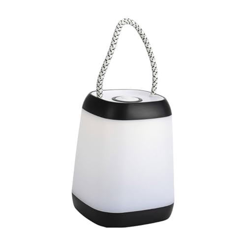 Well Home LED-Tischleuchte, tragbar, mit Kordel, 3 Funktionen, warmgelbes Licht, 9 x 9 x 12 cm von WELL HOME MOBILIARIO & DECORACIÓN