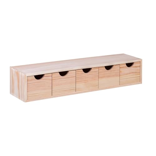 Well Home Miniblock 5 Schubladen aus Kiefernholz von WELL HOME MOBILIARIO & DECORACIÓN