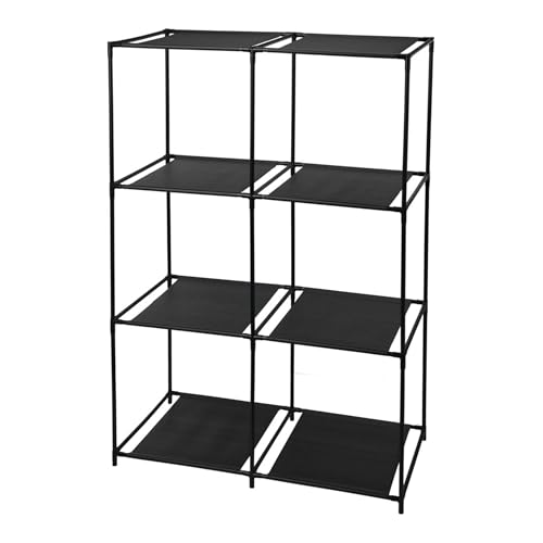 Well Home Modulares Regal mit 6 Fächern, Organizer aus Stoff und Eisen, Größe: 59,5 x 30 x 88 cm von WELL HOME MOBILIARIO & DECORACIÓN