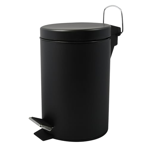 Well Home Papierkorb, Schwarz, 3 l von WELL HOME MOBILIARIO & DECORACIÓN