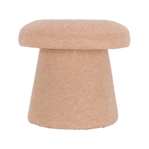 Well Home Pilzhocker 'Teddy', beige, Ø 43 x 38 cm von WELL HOME MOBILIARIO & DECORACIÓN
