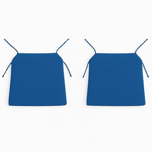 Well Home Set mit 2 Stuhlkissen, Blau, mit Bändern, 40 x 40 cm von WELL HOME MOBILIARIO & DECORACIÓN
