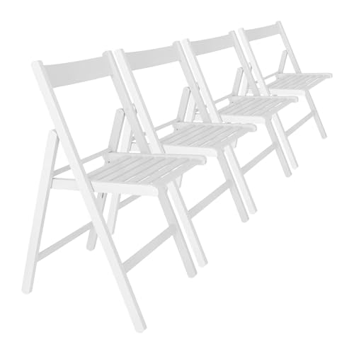 Well Home Set mit 4 Stühlen, 43 x 47 x 79 cm, BAS weiß von WELL HOME MOBILIARIO & DECORACIÓN