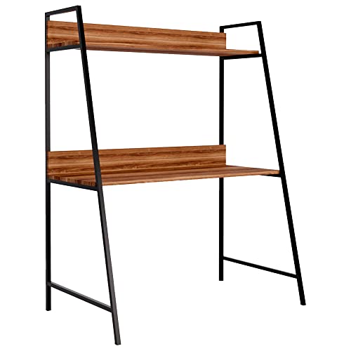 WellHome Schreibtisch KAREVI 115x55x150 cm Nussbaum von WELL HOME MOBILIARIO & DECORACIÓN