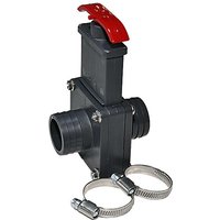 Pvc Absperrschieber 38 x 38 mm mit 2 Stück V2A Schellen Pvc Absperrschieber 38 x 38 mm mit 2 Stück V2A Schellen von WELL2WELLNESS