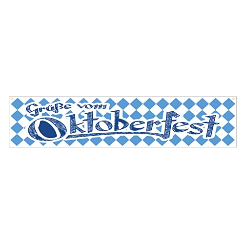 Oktoberfest-Festival zum Aufhängen, blau-weißes Dekorzubehör für Zuhause, Festival, Hintergrund, Dekoration, Festival von WELLDOER
