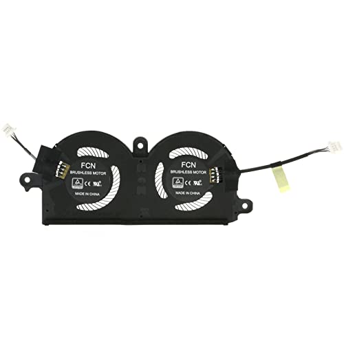 WELLDOER 1PC CPU Lüfter Laptop Lüfter DC5V 4-pin CPU 13 9370 9380 0980WH ND55C19-16M01 Laptop Kühlkörper Teil von WELLDOER