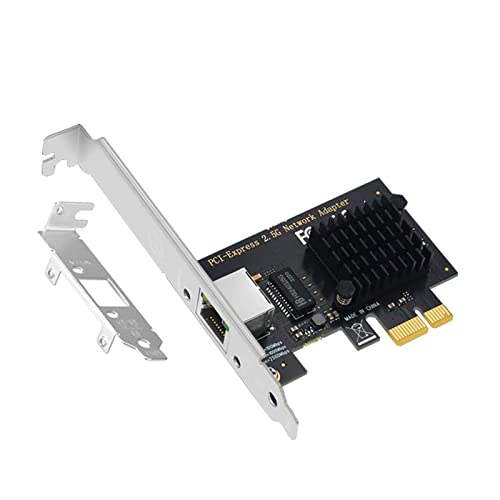 WELLDOER 2,5 Gbit/s Express-Adapter, 2500 Mbps PCIe-Karte RTL8125BG Intel1225V Halterung für 10/8/8.1 von WELLDOER