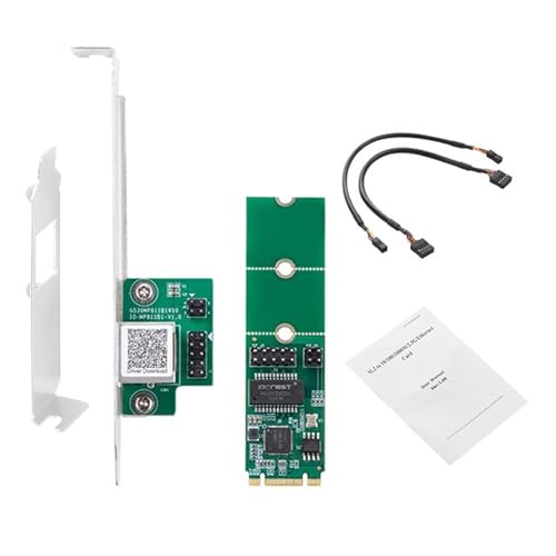WELLDOER 2 Base T Gigabits Netzwerkadapter I225 Chip 2500Mbps M.2 2 5Gb Ethernet Karte Controller Karte PC von WELLDOER