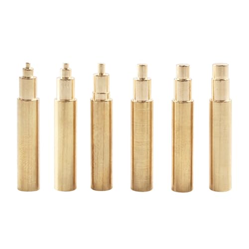 WELLDOER Heat Insert Nut Heat Set Insert Tips Lötkolbenspitzen 6 Size Brass Thread Embedded Set von WELLDOER