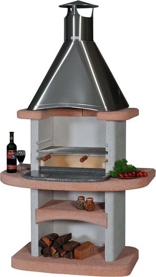 WELLFIRE Grillkamin Alegra, BxTxH: 110x73x198 cm von WELLFIRE