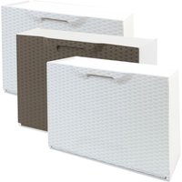 2er-Pack Schuhregal weiß und Schuhregal von WELLHOME