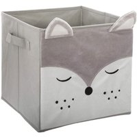 Aufbewahrungsbox Fuchs aus Samt - 30 x 2 x 29cm von WELLHOME