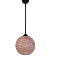 Wellhome - Deckenlampe, handgefertigte Fliederfarbe braun von WELLHOME