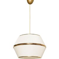 Wellhome - Deckenlampe mit Metall, Weiß, Ness -Sammlung, 40x40x70, Kappe 27 Max 45 - 60 von WELLHOME