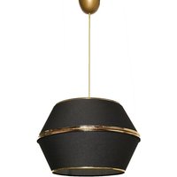 Deckenlampe mit schwarzer Metallstruktur von WELLHOME