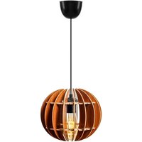Wellhome - Deckenleuchte 60 cm. Nussbaum, Typ e 27 Max 45 - 60 w von WELLHOME