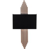 Wellhome - Gerade Wandleuchte, Metall, schwarz Kupfer, 75x10x22, Fassung e 27 Max 40 w von WELLHOME