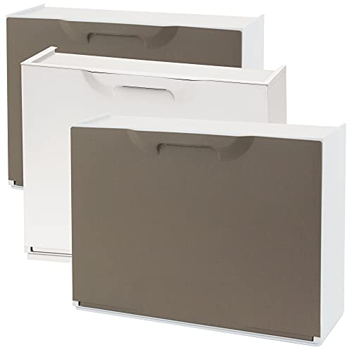 Packung mit 2 braunen und schuhschuhhersteller in weißem polypropylen von WELL HOME MOBILIARIO & DECORACIÓN