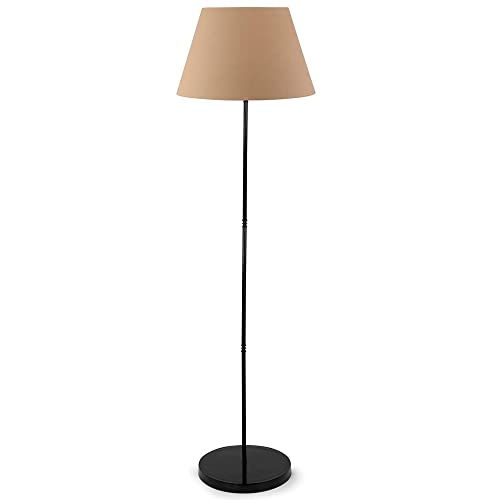 Stehleuchte 140 cm. beige/schwarz, Typ E 27 Max 45 - 60 W IP: 2-0 von WELLHOME