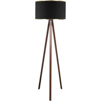 Wellhome - Stehleuchte 140 cm. schwarz, Typ E27 Max 60 w von WELLHOME