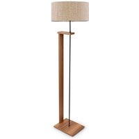 Stehleuchte 150 cm breit lampenschirm beige, typ e27 max 60 w, Victoria kollektion,, fassung E27 Max 60 W von WELLHOME