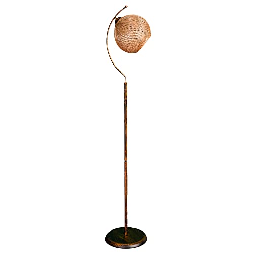 Stehleuchte 165 cm. gold/schwarz, Typ E 27 Max 45 - 60 W von WELL HOME MOBILIARIO & DECORACIÓN