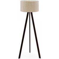 Stehleuchte mit Motorhaube beige Farbe, kappe E 27 von WELLHOME