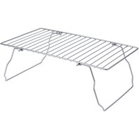 Well Home Küchenorganizer mit grauer Pulverbeschichtung, 37 x 22,5 x 13,5 cm von WELLHOME