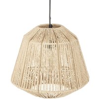 Wellhome - Rustikale Deckenleuchte mit Seilschirm Ø29 cm von WELLHOME