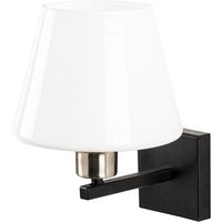 Wellhome - Wandleuchte, Metall, schwarz vernickelt weiß, 22x25x25, Fassung e 27 Max 40 w von WELLHOME