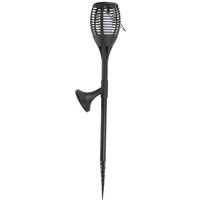 Well home - Solar-Gartenlampe 'Flame' multifunktionale LED-Leuchten H.62cm von WELLHOME