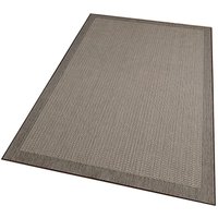 Wellhome - Wohnzimmer Teppich Braun Design Polyesterteppich - 100x200cm - Braun von WELLHOME